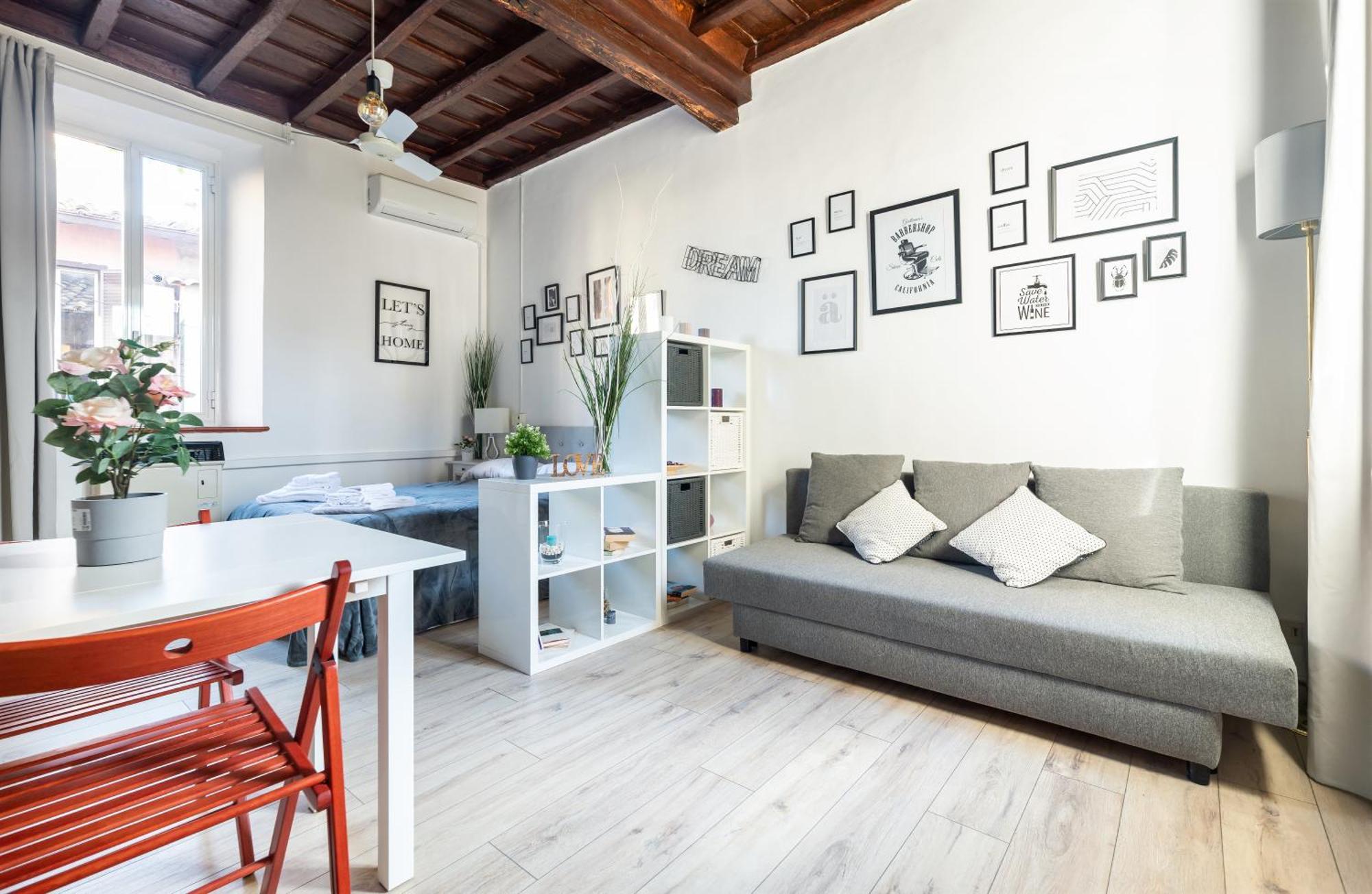 Apartamento Cozy studio Campo de Fiori Roma Exterior foto